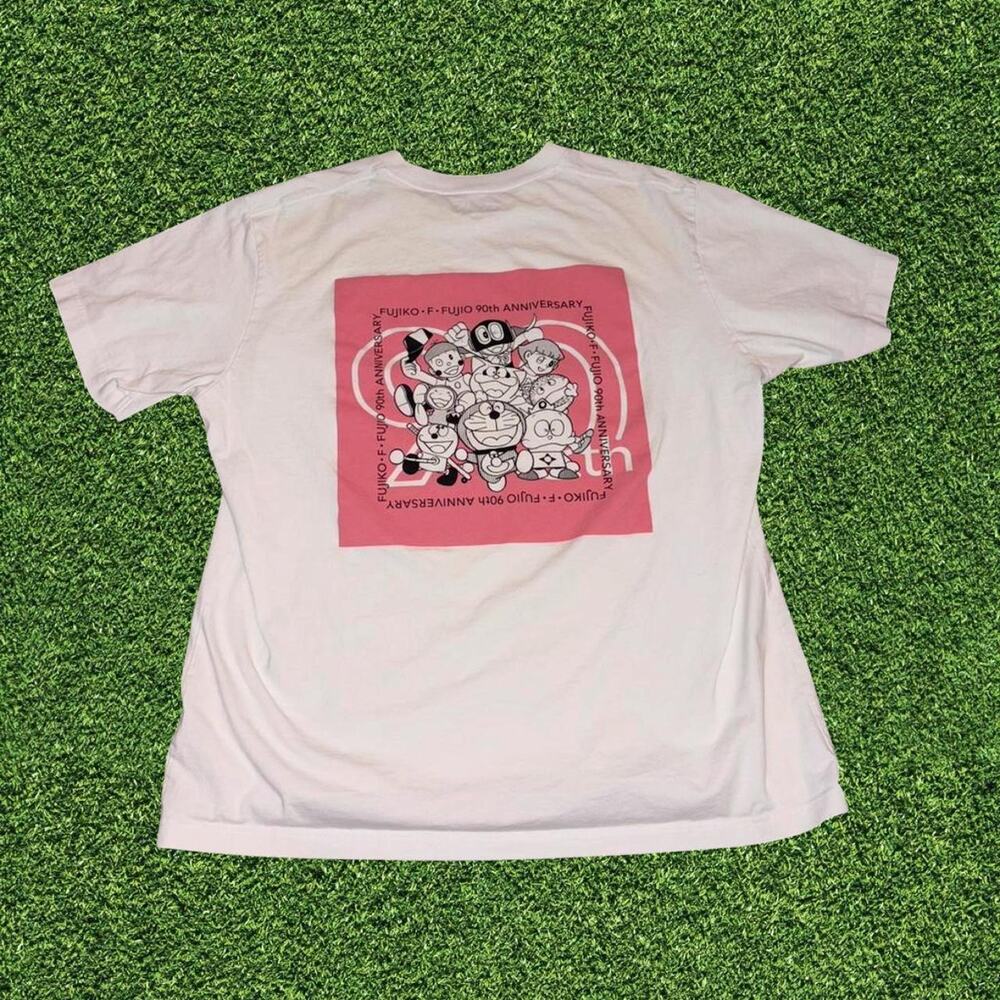 Uniqlo doraemon white cotton t shirt